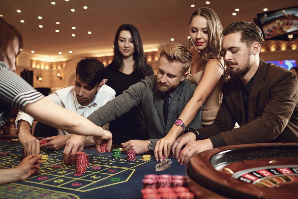 Pre-game at the Casino