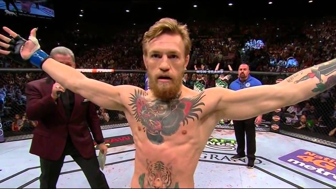 Watch Conor McGregor and Dustin Poirier throw down