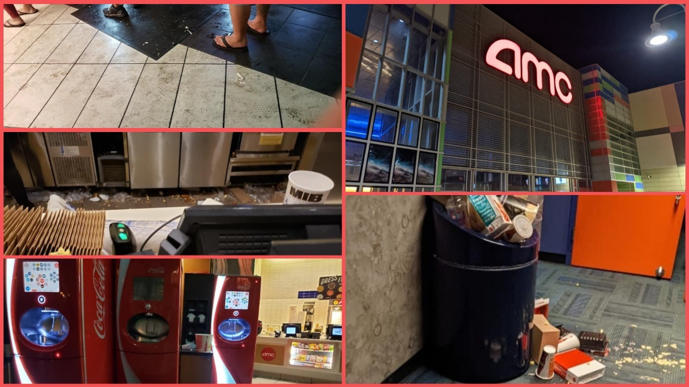 Filthiest Movie Theater - AMC TOWN SQUARE