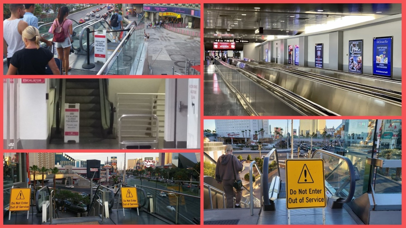 Biggest Pain In The Ass - BROKEN ESCALATORS/ELEVATORS