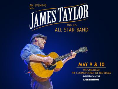 James Taylor Brings Decades of Songcraft to The Cosmopolitan in 2026