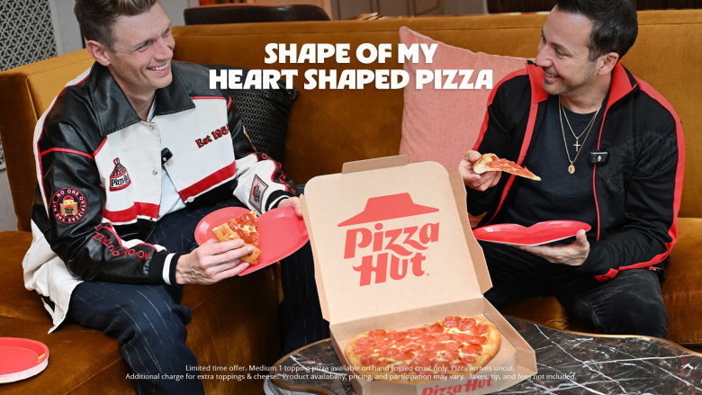 Backstreet Boys Stars Team Up for Pizza Hut Heart-Shaped Pizza