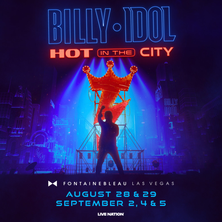 Billy Idol Returns to BleauLive Theater for Five-Show Vegas Run