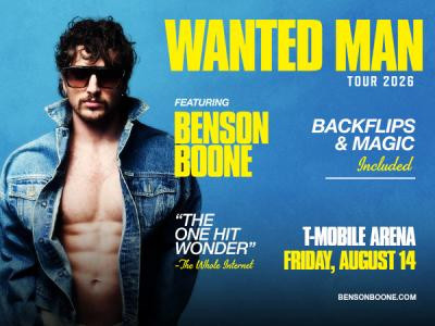 T-Mobile Arena Hosts Benson Boone's 2026 Wanted Man Tour