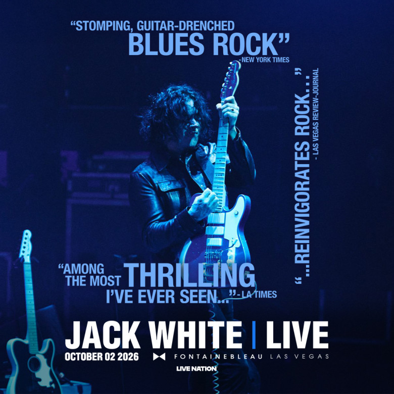 Jack White Rocks BleauLive Theater in October 2026