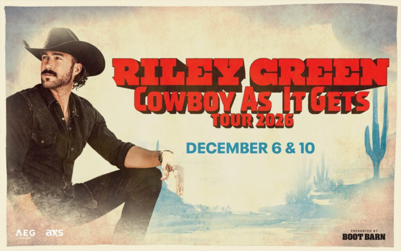 Riley Green Brings Cowboy As It Gets Tour to Resorts World Theatre