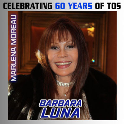 Barbara Luna as Marlena Moreau in Star Trek: The Original Series, appearing at Star Trek Convention Las Vegas 2026: All 196 Guests Attending