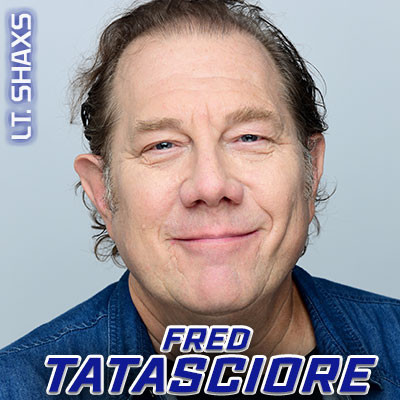 Fred Tatasciore as Lt. Shaxs in Star Trek: Lower Decks, appearing at Star Trek Convention Las Vegas 2026: All 196 Guests Attending
