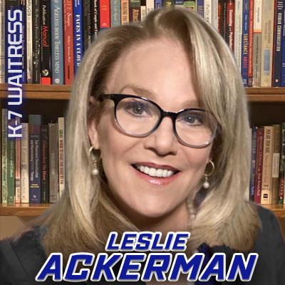 Leslie Ackerman as K-7 Waitress in Star Trek: Deep Space Nine, appearing at Star Trek Convention Las Vegas 2026: All 196 Guests Attending