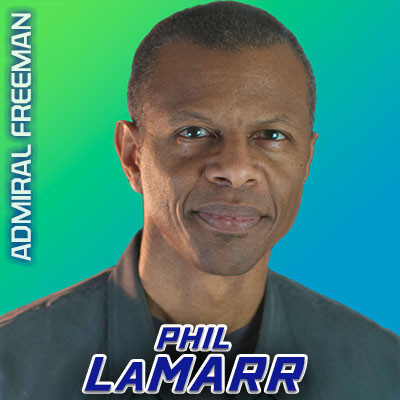 Phil LaMarr as Admiral Freeman in Star Trek: Lower Decks, appearing at Star Trek Convention Las Vegas 2026: All 196 Guests Attending