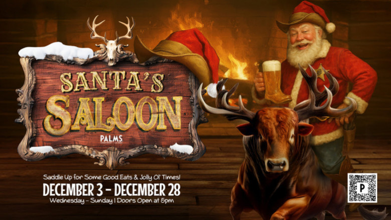 Santa’s Saloon Rides into Palms Casino Resort for a Wild, Naughty Christmas Takeover