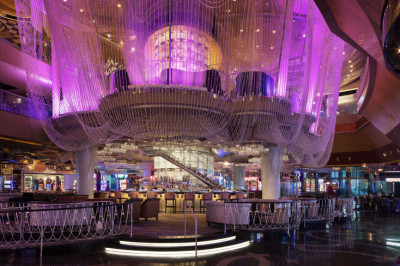 The Chandelier at The Cosmopolitan Turns into a Dazzling Holiday Wonderland