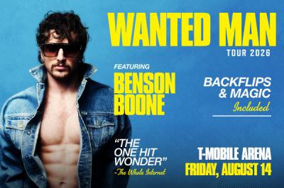 T-Mobile Arena Hosts Benson Boone's 2026 Wanted Man Tour